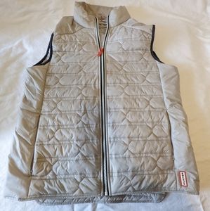 Hunter Boots midlayer vest/gilet - light grey, men's large